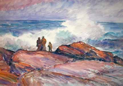 Reynolds Beal (1867-1951), Bass Rocks, 1923