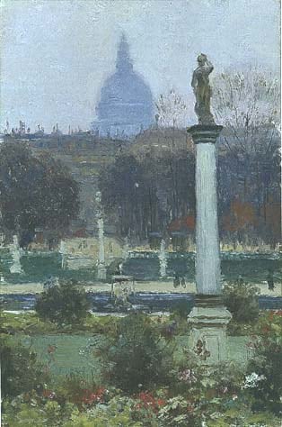 Abbott Fuller Graves (1859-1936), Luxembourg Gardens, circa 1885