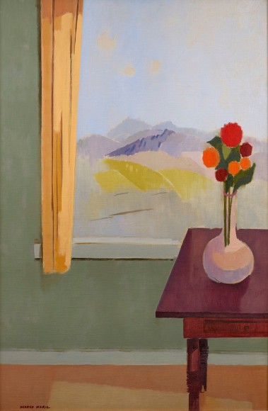 window with landscape