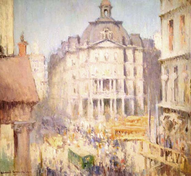 Edmund William Greacen (1877-1949), Old Post Office Building, New York, 1916