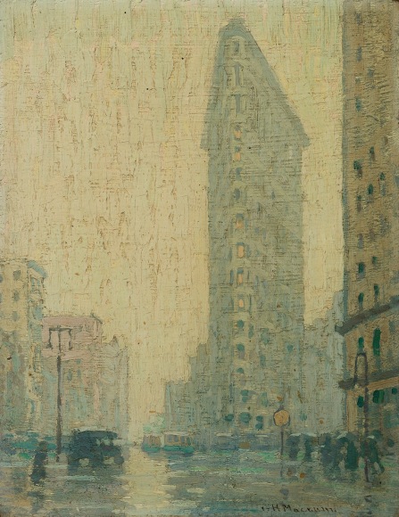 George Herbert Macrum (1878-1970), Rainy Day near the Flatiron