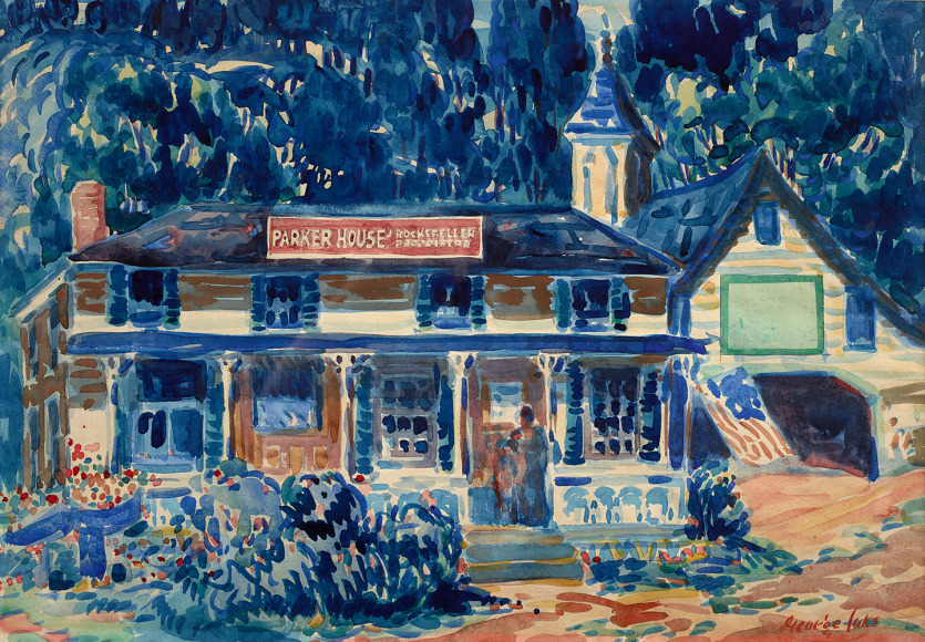 George Benjamin Luks (1867-1933), Parker House, circa 1925