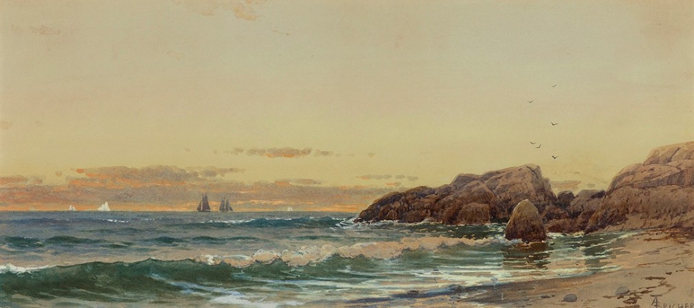 Alfred Thompson Bricher (1837-1908), Golden Glow