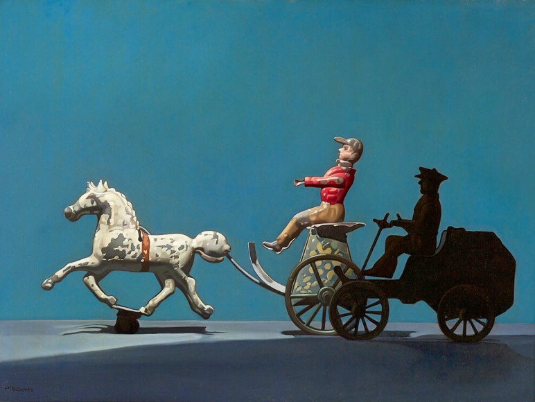 Priscilla Warren Roberts (1916-2001), The Race, circa 1960s