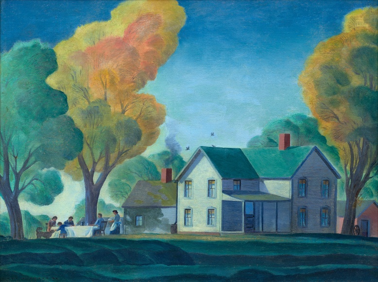 landscape with house