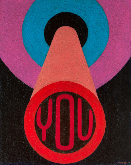 Hayward Oubre (1916-2006), You Are Cannon Fodder, 1968