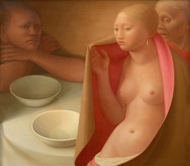 figures in an interior