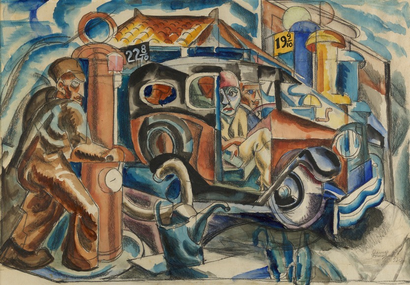 James Henry Daugherty (1889-1974), Five Gallons of Gas, 1930