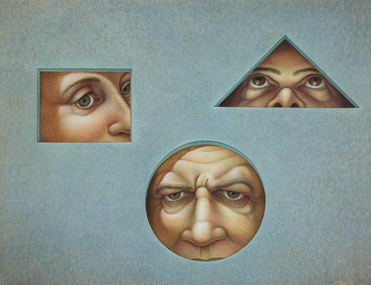 Michael Bergt (b. 1956), Pegged, 1990