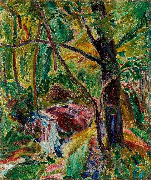 Alfred Henry Maurer (1868-1932), Landscape, circa 1915-1920