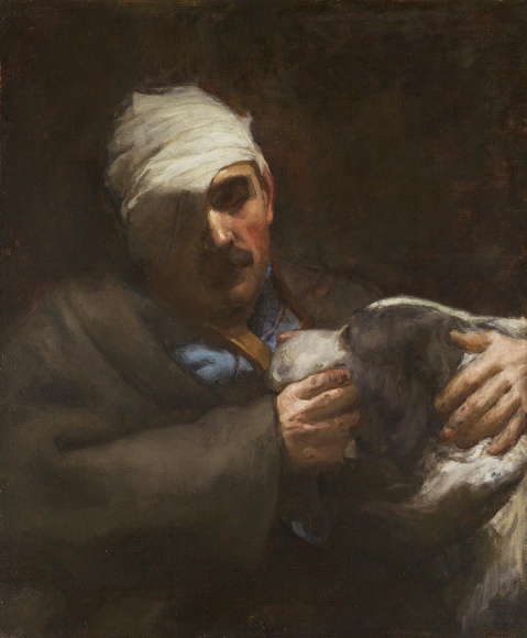 Susan Hannah MacDowell Eakins, 1851-1938, Portrait of Lieutenant Jean-Julien Lemordant, 1917