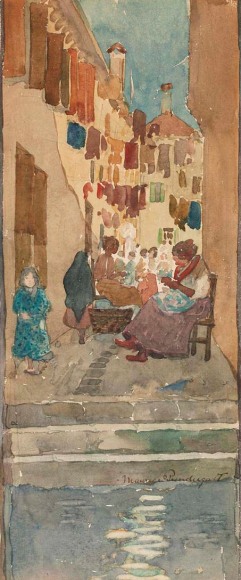 Maurice Brazil Prendergast (1859-1924), Venetian Courtyard