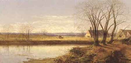 Jervis McEntee (1828-1891), Last of the Corn Harvest, 1860