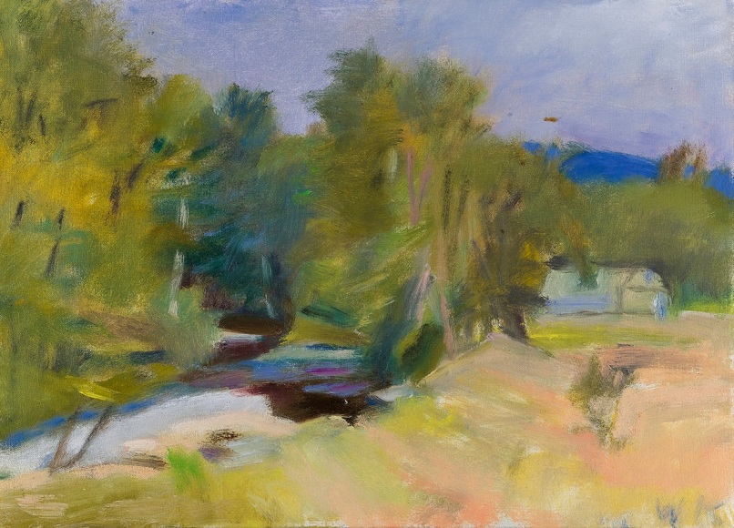 Wolf Kahn (b. 1927)&nbsp;&nbsp;&nbsp;&nbsp;&nbsp;&nbsp;&nbsp;&nbsp;&nbsp;&nbsp;&nbsp;&nbsp;&nbsp;&nbsp;&nbsp;&nbsp;&nbsp;&nbsp;&nbsp;&nbsp;&nbsp;&nbsp;&nbsp;&nbsp; &nbsp;&nbsp;&nbsp; , Landscape, 1984