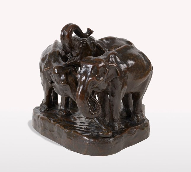 Anna Vaughn Hyatt Huntington (1876-1973), Three Elephants, 1902 &nbsp;