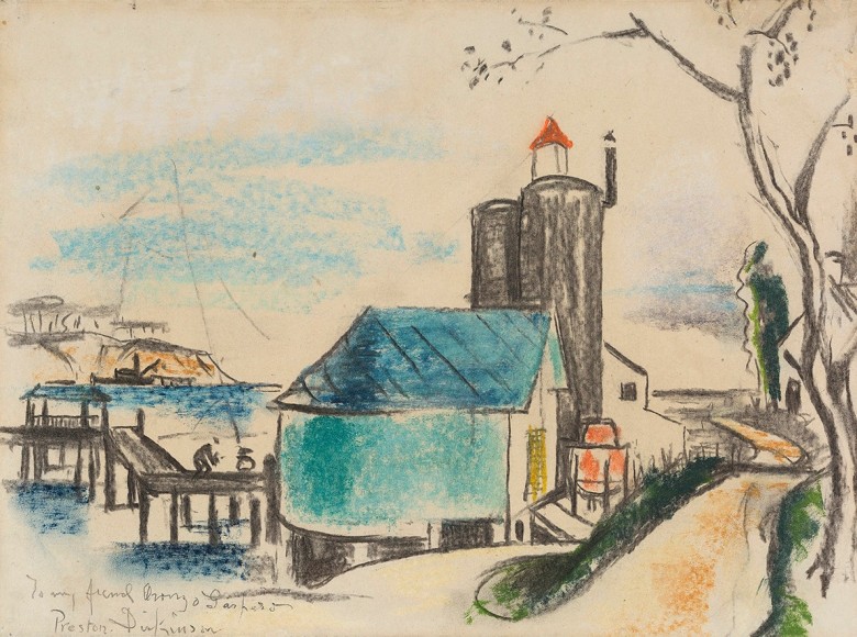 Preston Dickinson (1891-1930), Long Island, circa 1929-1930