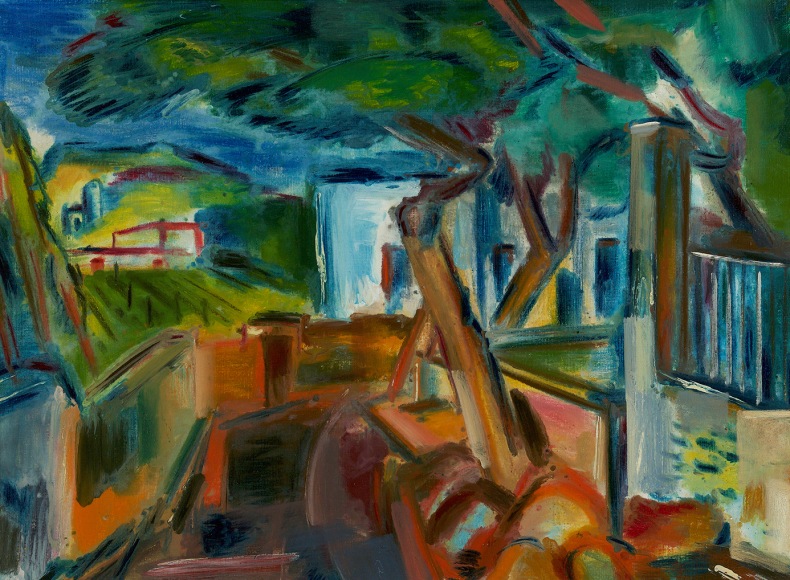 Vaclav Vytlacil (1892-1984), Landscape with Houses and Trees, circa 1924