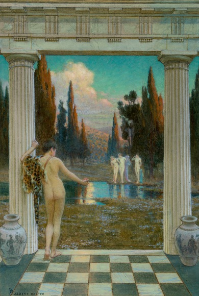 Albert Herter (1871-1950), Judgment of Paris, circa 1909-1910