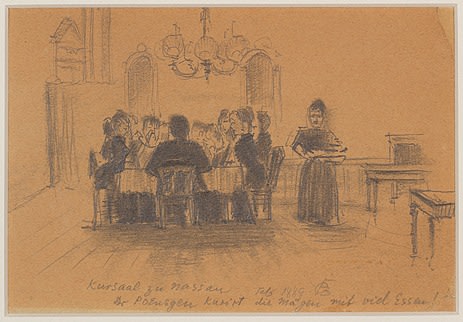 Oscar Bluemner (1867-1938), Kursaal zu Nassan, 1889