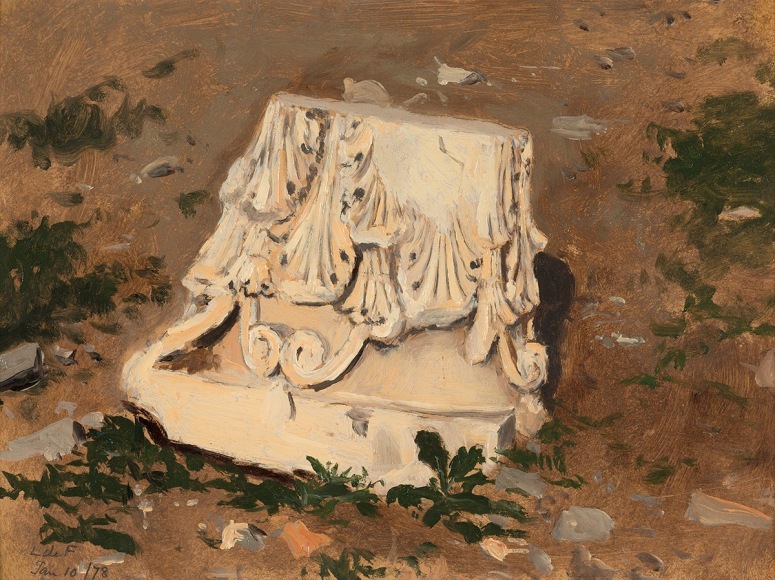 Lockwood de Forest (1850-1932), Column Base I, Greece&nbsp;&nbsp;&nbsp;