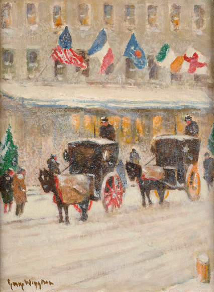 Guy Carleton Wiggins (1883-1962), Plaza Hotel, 1922