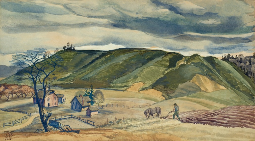Charles Ephraim Burchfield (1893-1967), November Plowing, 1928