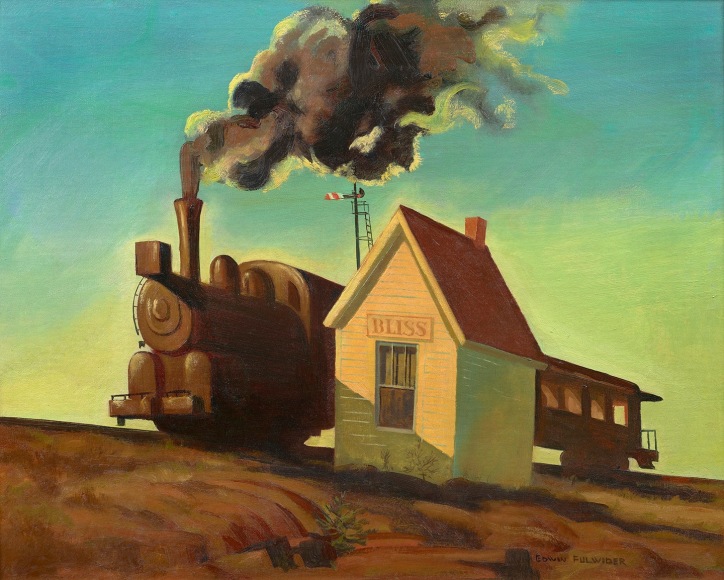 train in a landscape