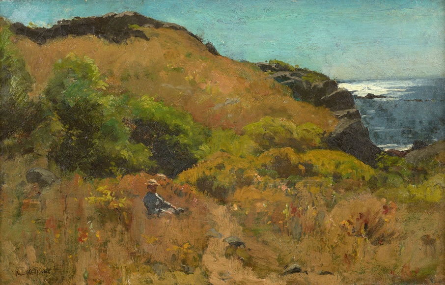 figure in a landscape