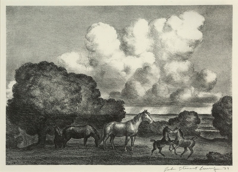 John Steuart Curry (1897-1946)&nbsp;, Summer Afternoon,&nbsp;1939