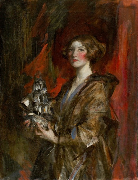 James Jebusa Shannon (1862-1923), Kitty and the Silver Ship, circa 1909