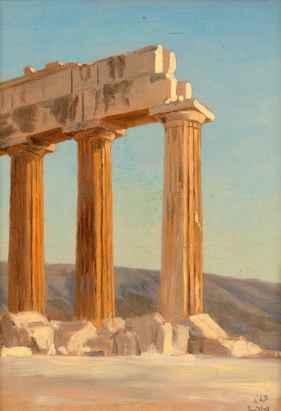 landscape with ruins