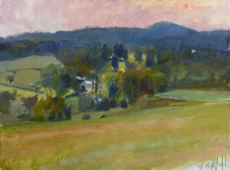 Wolf Kahn (b.1927), Overview on Ames Hill &ndash; Midsummer, 1979