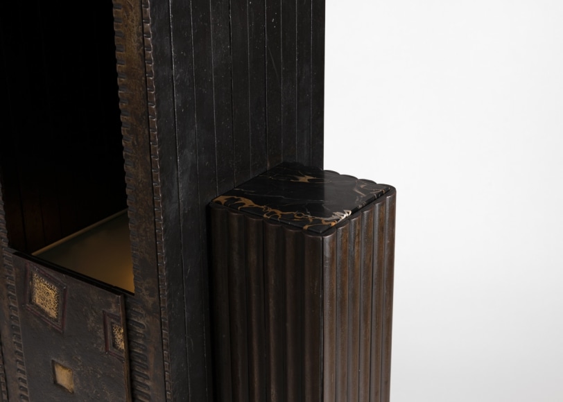 Stand or Sellette with Backlit Niche