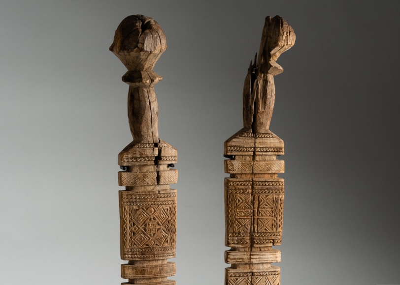 Set of Two Ceremonial Staves