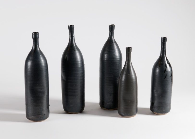 Eric Astoul bottle sculptures