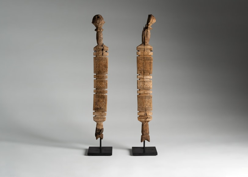 Set of Two Ceremonial Staves