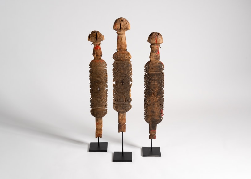 Set of Three Ceremonial Staves
