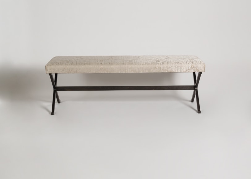 Pair of Cushioned Benches