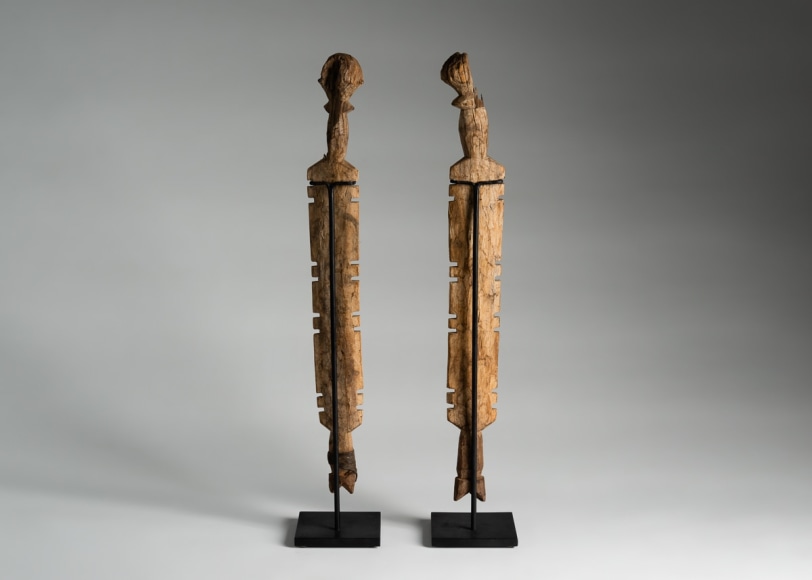 Set of Two Ceremonial Staves
