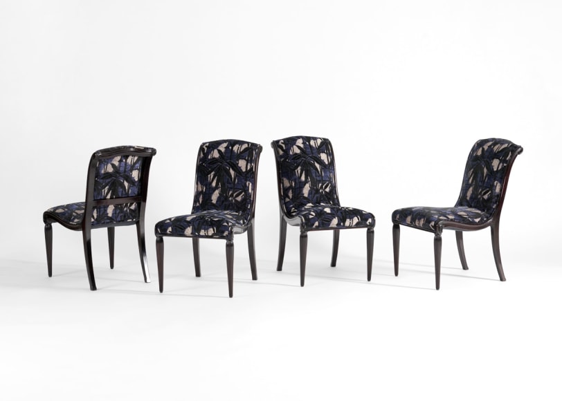 Set of four side chairs