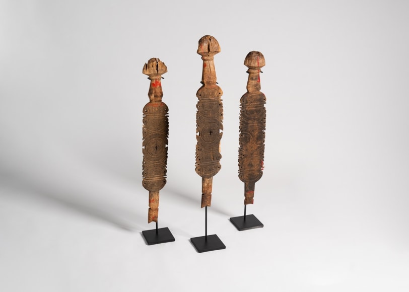 Set of Three Ceremonial Staves