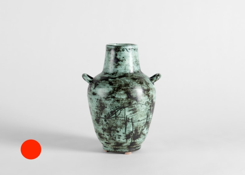 レア Jacques Blin ceramic フランス /リュエラン ペリアン Jacques Blin - Glazed Ceramic Vase - Collection - Maison Gerard