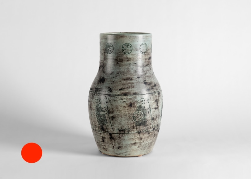 レア Jacques Blin ceramic フランス /リュエラン ペリアン Jacques Blin - Glazed Ceramic Vase - Collection - Maison Gerard