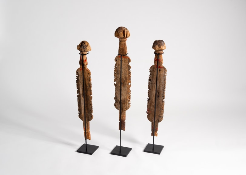 Set of Three Ceremonial Staves