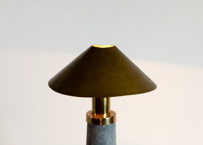 Karl Springer Shagreen Table lamp