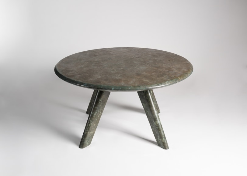 Tortoiseshell Leather Side Table by William Haines Tortoiseshell Leather Side Table by William Haines