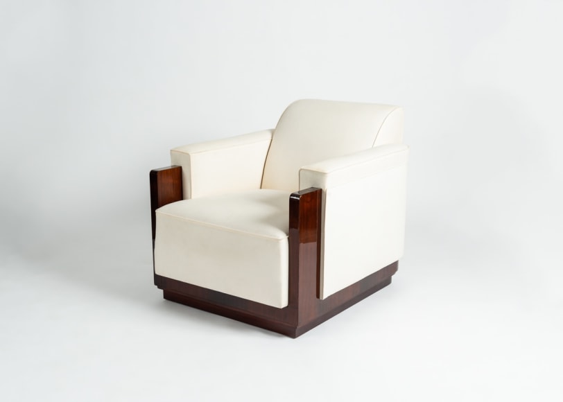 Jules Cayette Large and Unusual Club Chair Collection Maison Gerard