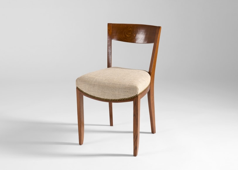 jules leleu set of six chairs