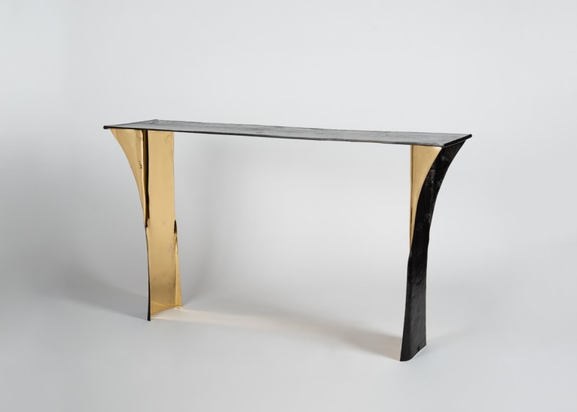 Aline Hazarian, Aramaz, Contemporary Console, Polished and patinated bronze, Lebanon, 2016