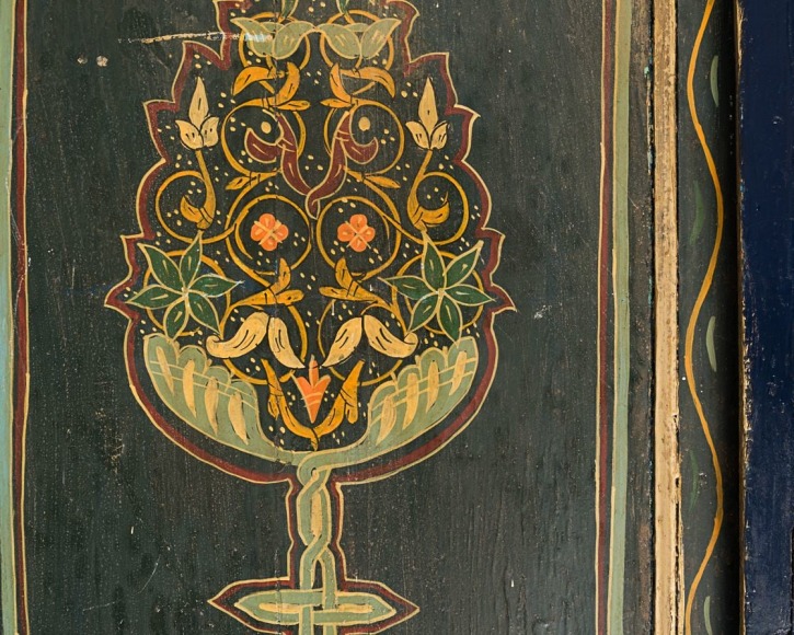 Set of Two Fine and Rare Painted Doors